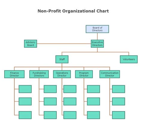 Non-profit Organization Hierarchy Chart