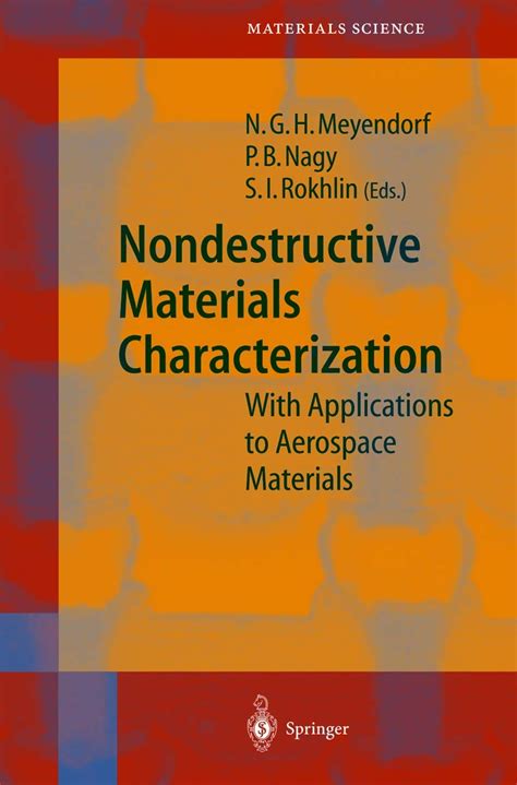 Nondestructive Materials Characterization With Applications to Aerospace Materials 1st Edition PDF