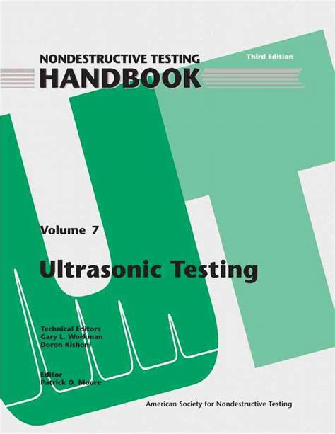 Nondestructive Testing Handbook Volume 7 Ultrasonic Testing Ebook Doc