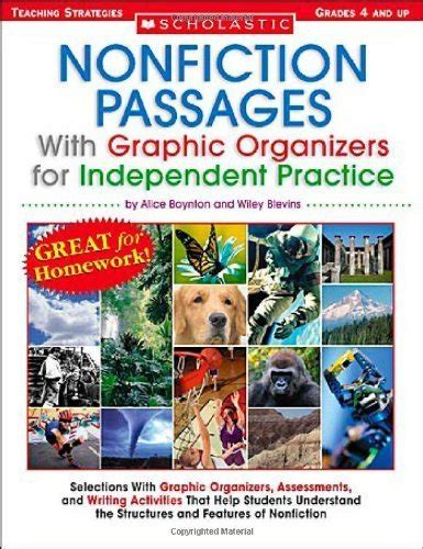 Nonfiction Passages With Graphic Organizers for Independent Practice: Grades 2-4: Selections With G PDF