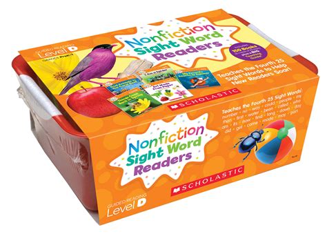 Nonfiction Sight Word Readers Classroom Tub Level A Teaches the First 25 Sight Words to Help New Readers Soar Nonfiction Sight Word Readers Classroom Tubs Epub