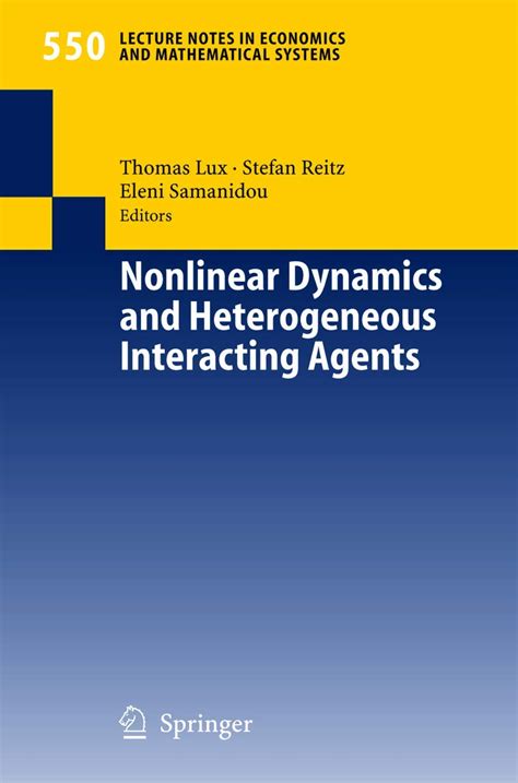 Nonlinear Dynamics and Heterogeneous Interacting Agents 1st Edition Epub