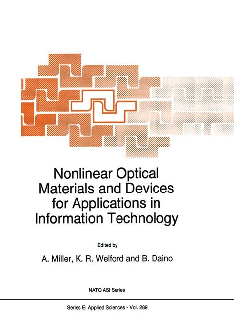 Nonlinear Optical Materials and Devices for Applications in Information Technology 1st Edition Kindle Editon