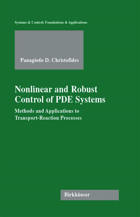 Nonlinear and Robust Control of PDE Systems 1st Edition Doc