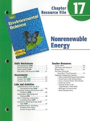 Nonrenewable Energy Holt Science Answers Concept Review Doc