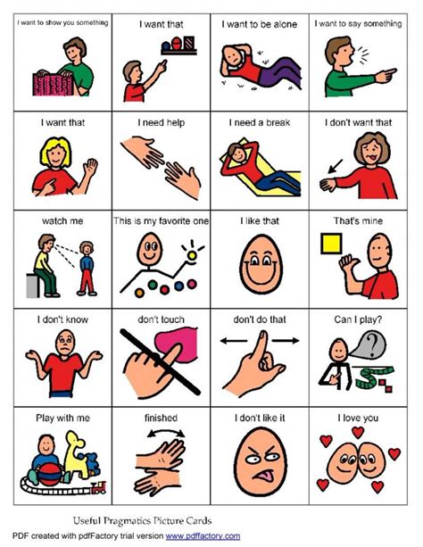Nonverbal Free Printable Communication Cards For Autism