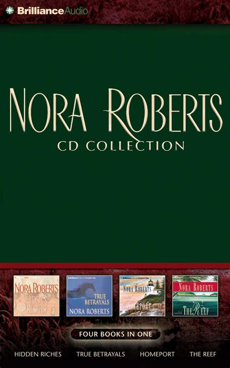 Nora Roberts CD Collection Hidden Riches True Betrayals Homeport The Reef Doc