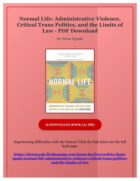 Normal Life Administrative Violence Critical Reader