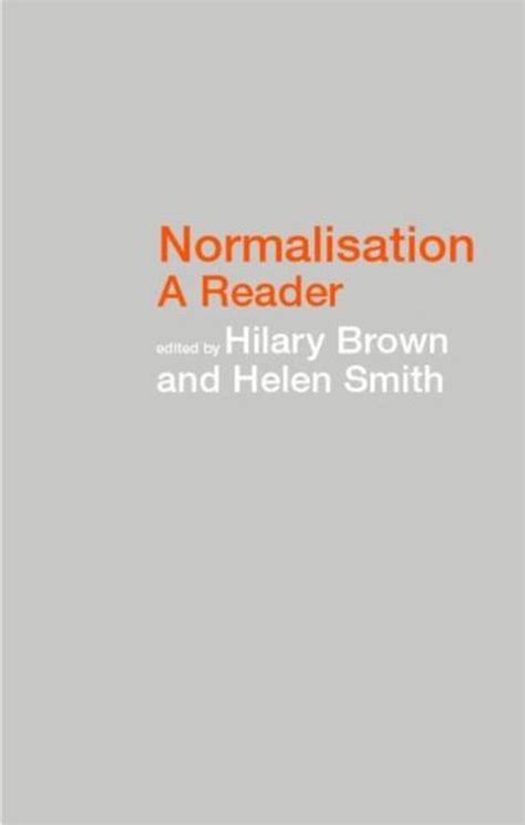 Normalisation A Reader Kindle Editon