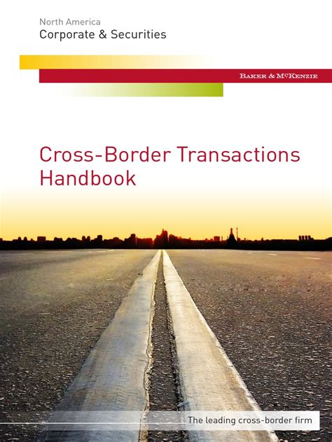 North America Cross-Border Transactions Handbook PDF Reader