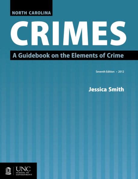 North Carolina Crimes and 2016 Supplement Bundle A Guidebook on the Elements of Crime PDF