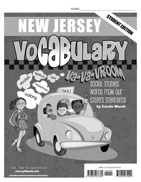 North Carolina Vocabulary Va-Va-Vroom Social Studies Words From Our State s Standards North Carolina Experience PDF