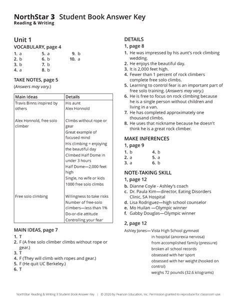 Northstar 3 And Writing Answer Key Doc