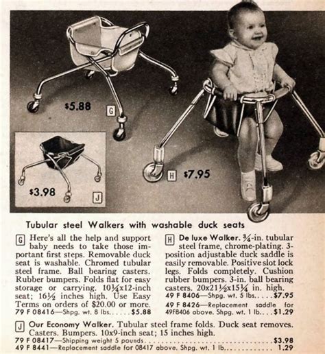 Nostalgic Nostalgia: A Unique Perspective on Vintage 50s Walkers for Toddlers