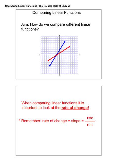 Not comparing rates: