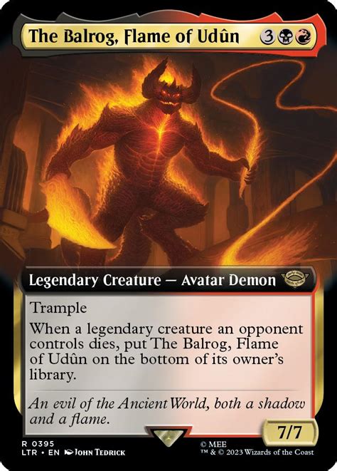 Notable Balrog Cards in MTG