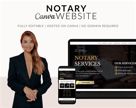 Notary Public Website Template