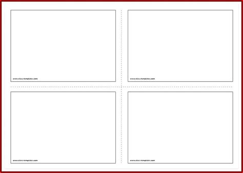 Note Card Google Doc Template