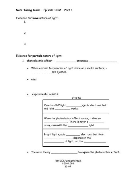 Note Taking Guide Episode 1302 Answers Doc