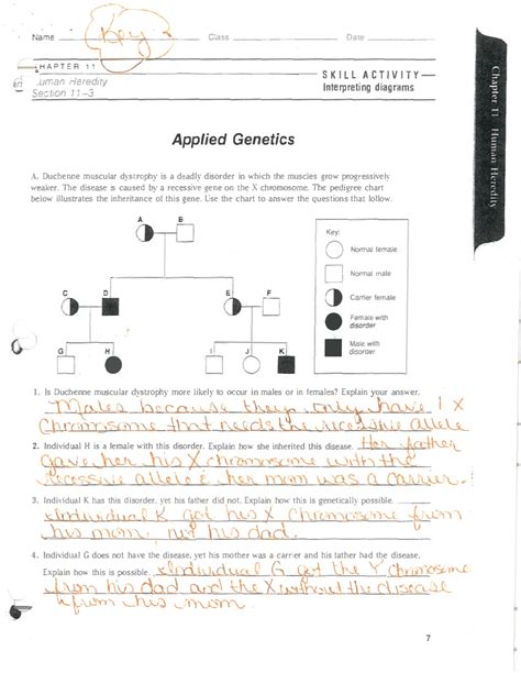 Note Taking Heredity Answers Reader