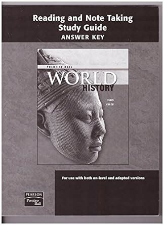 Note Taking Study Guide Answers World History Epub