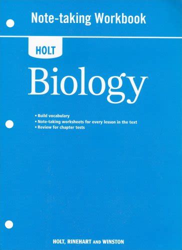 Note Taking Workbook Holt Biology Answers PDF