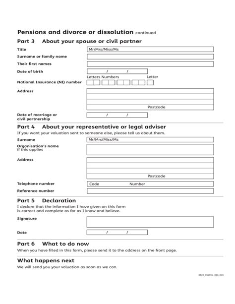 Notes For Pensions On Divorce And Dissolution Of Civil Doc