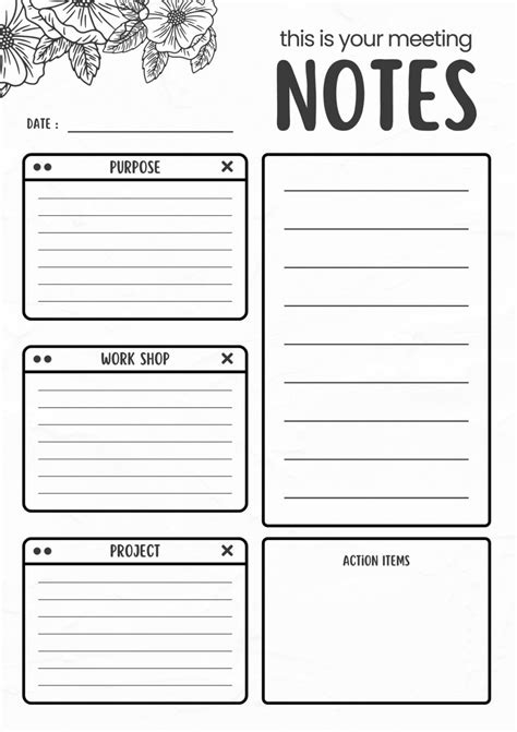 Notes Taking Template