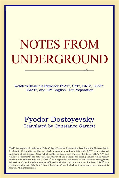 Notes from Underground Webster s Romanian Thesaurus Edition Reader