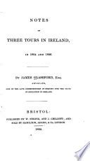 Notes of Three Tours in Ireland in 1824 and 1826 Kindle Editon
