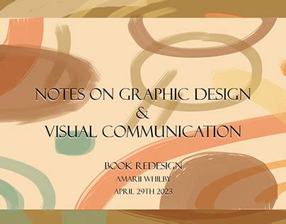 Notes on Graphic Design and Visual Communication Ebook Doc