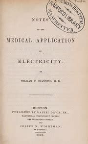 Notes on the Medical Application of Electricity Reader