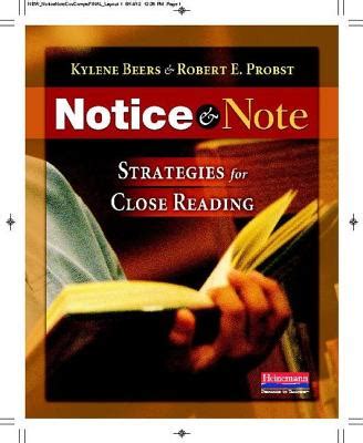 Notice Note Strategies Close Reading Epub