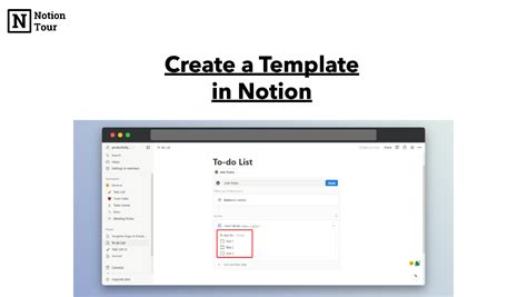 Notion Create Template