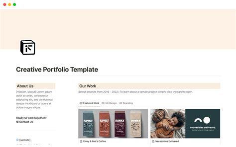 Notion Portfolio Templates