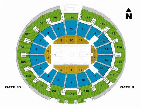 Notre Dame Basketball Seating Chart