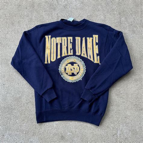 Notre Dame Sweatshirt Vintage: A Timeless Classic with Enduring Style