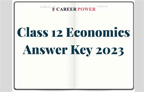 Novanet Economics Answer Key PDF