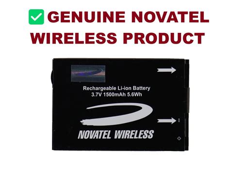 Novatel Standard Battery L01478005 40115118 Doc