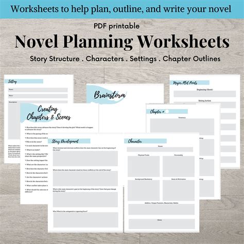Novel Planner Template