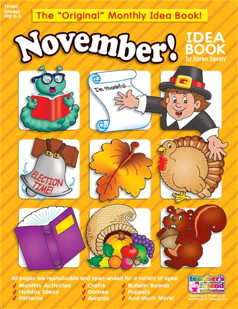 November Monthly Idea Book PDF