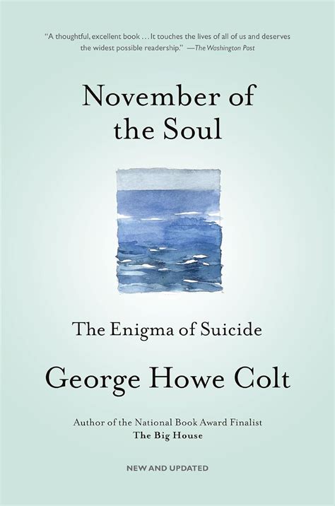 November of the Soul The Enigma of Suicide Reader