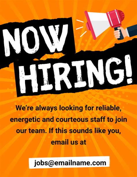 Now Hiring Template