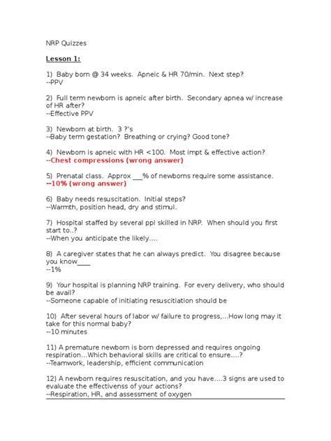 Nrp 6th Edition Pretest Answers Reader