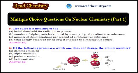 Nuclear Chemistry Quiz With Answers Doc