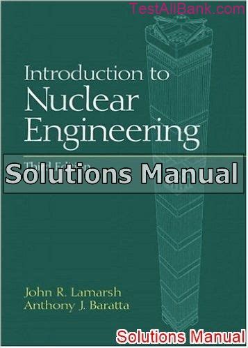 Nuclear Engineering Lamarsh Solution Manual Epub