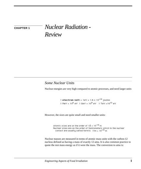 Nuclear Radiation Review Answer PDF