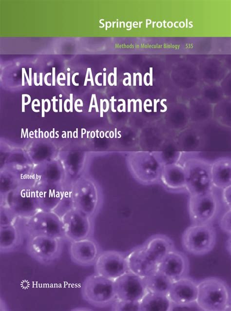 Nucleic Acid and Peptide Aptamers Methods and Protocols Kindle Editon