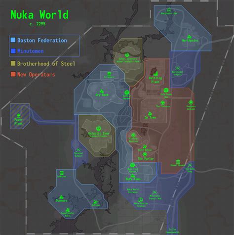 Nuka-World Map: Unveiling the Thrilling Wasteland