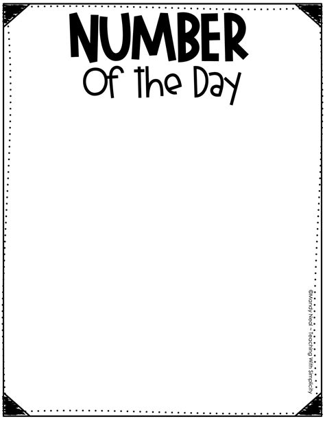 Number Of The Day Chart